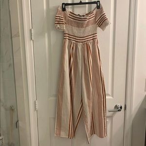 Hers and Mine Off Shoulder Jumpsuit!